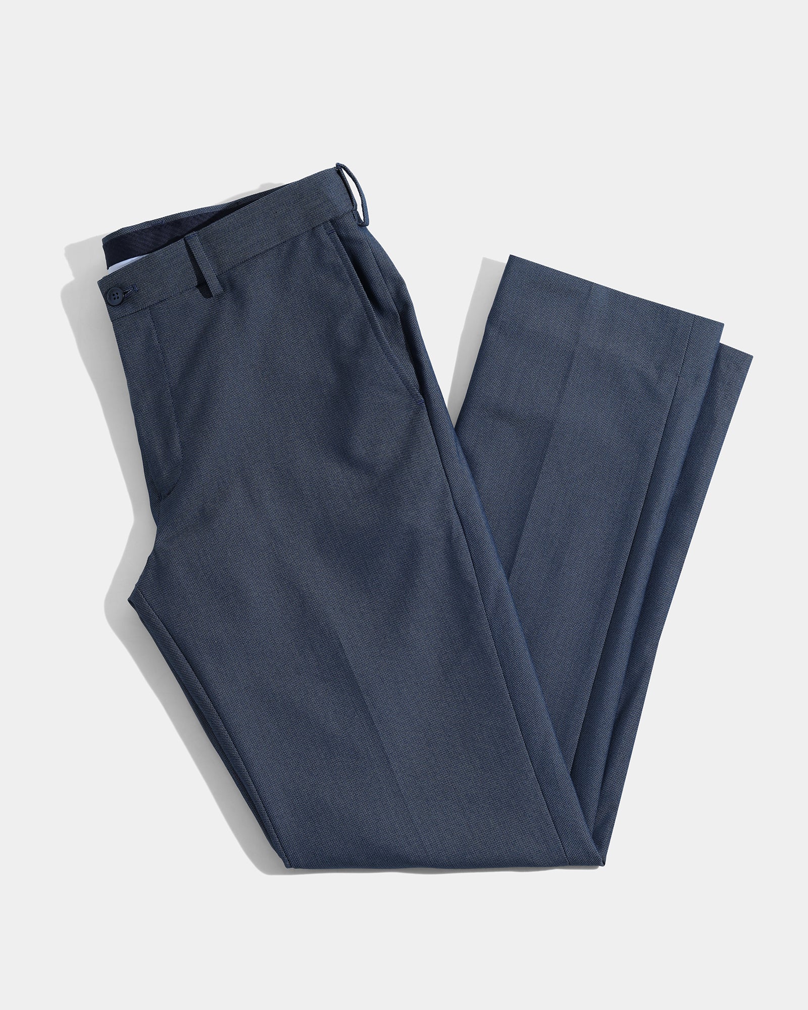 Blue Technowaist Textured Trouser - Alex
