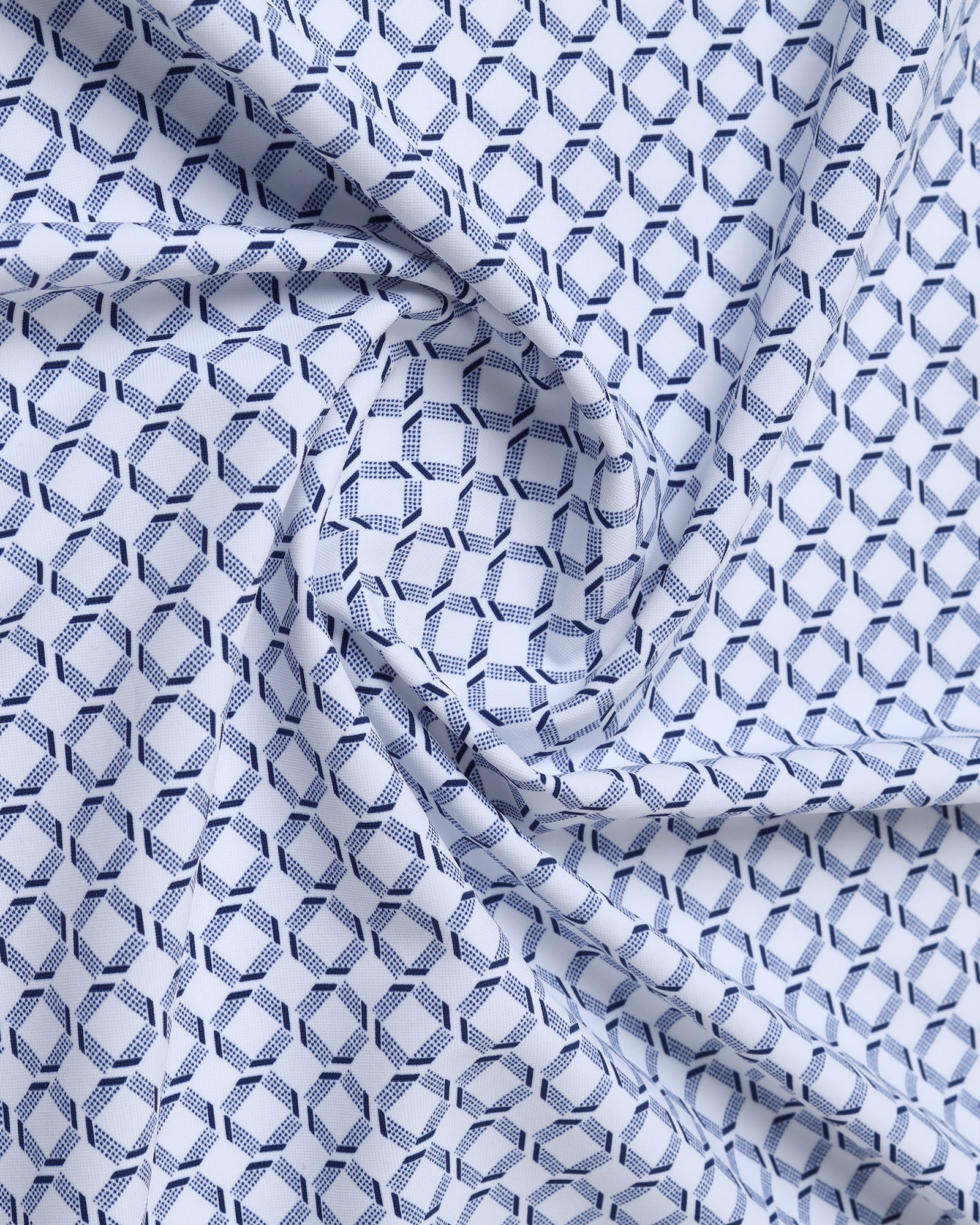 Blue TechPro Printed Shirt - Fossil