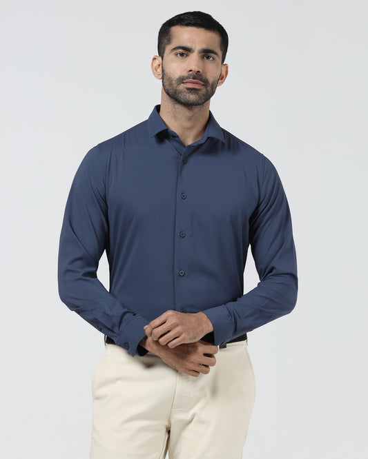Blue TechPro Solid Shirt - Shephard