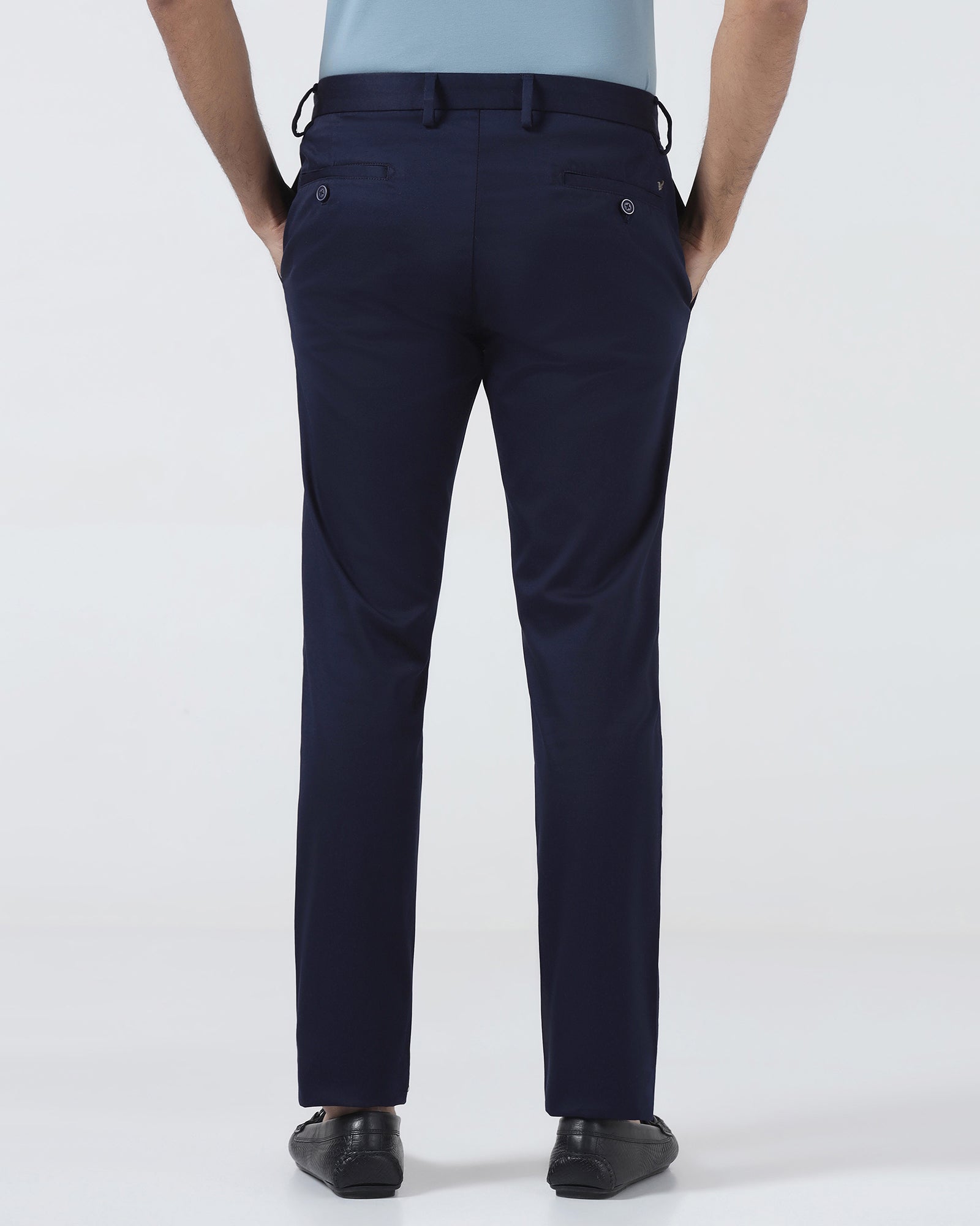 Blue Textured Khaki - Aspen