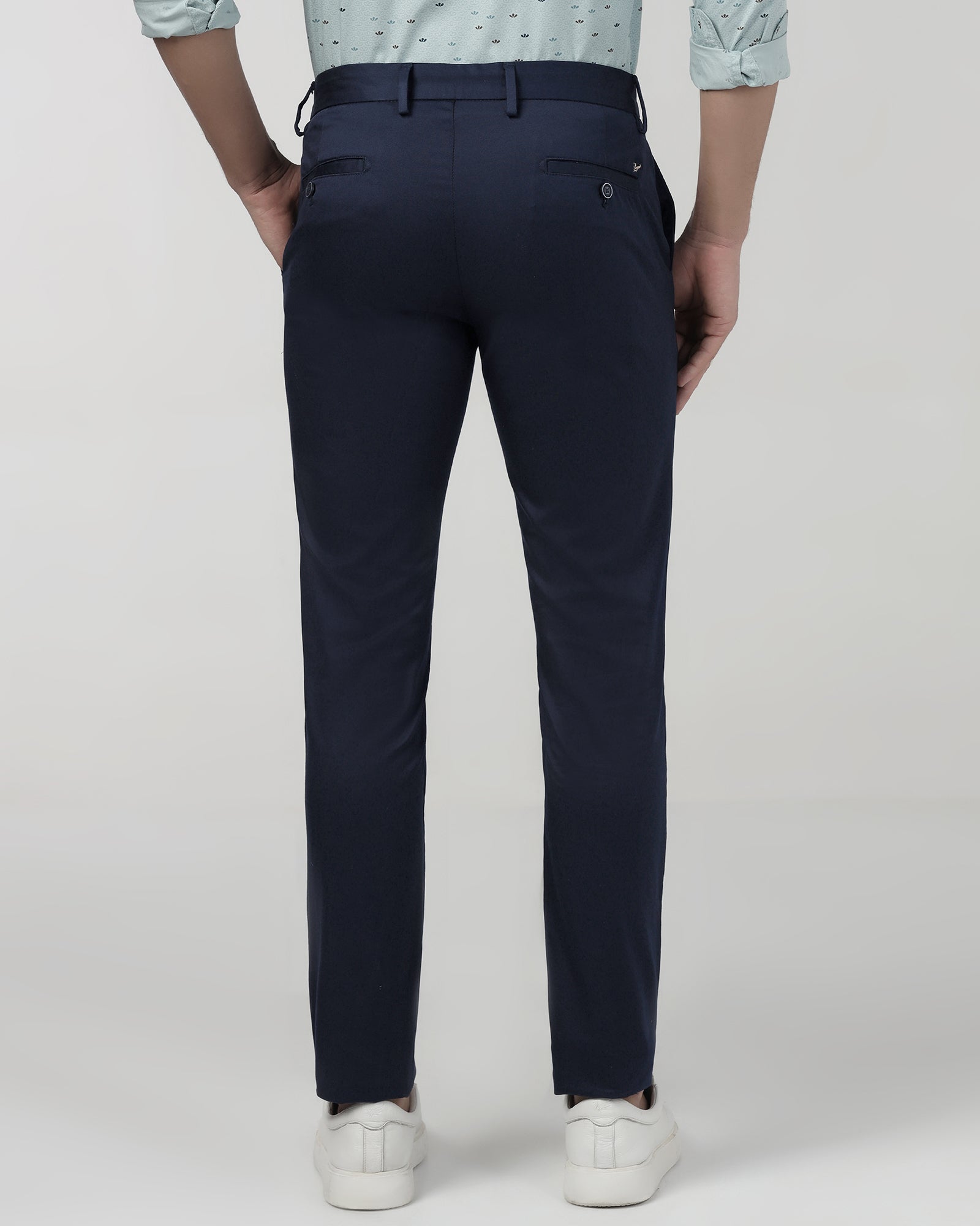 Blue Textured Khaki - Aspen