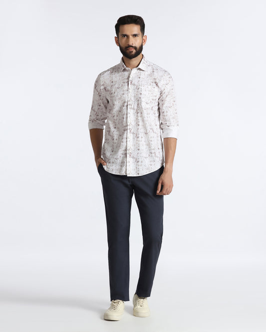 Blue Textured Khakis - Harry