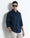 Blue Textured Shirt - Nuvan