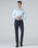 Blue Textured Trouser