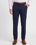 Blue Textured Trouser - Taeh