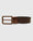 Leather Revesible Brown & Black Solid Belt - Washington