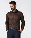 Brown Non Iron Check Shirt - Radial