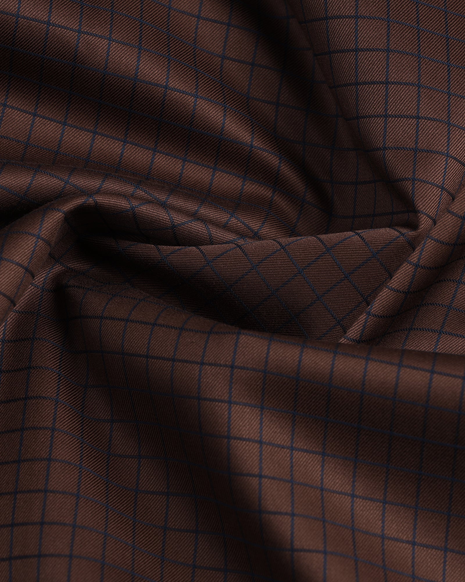 Brown Non Iron Check Shirt - Radial