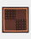 Brown Printed 100% Silk Pocket Square - Angus