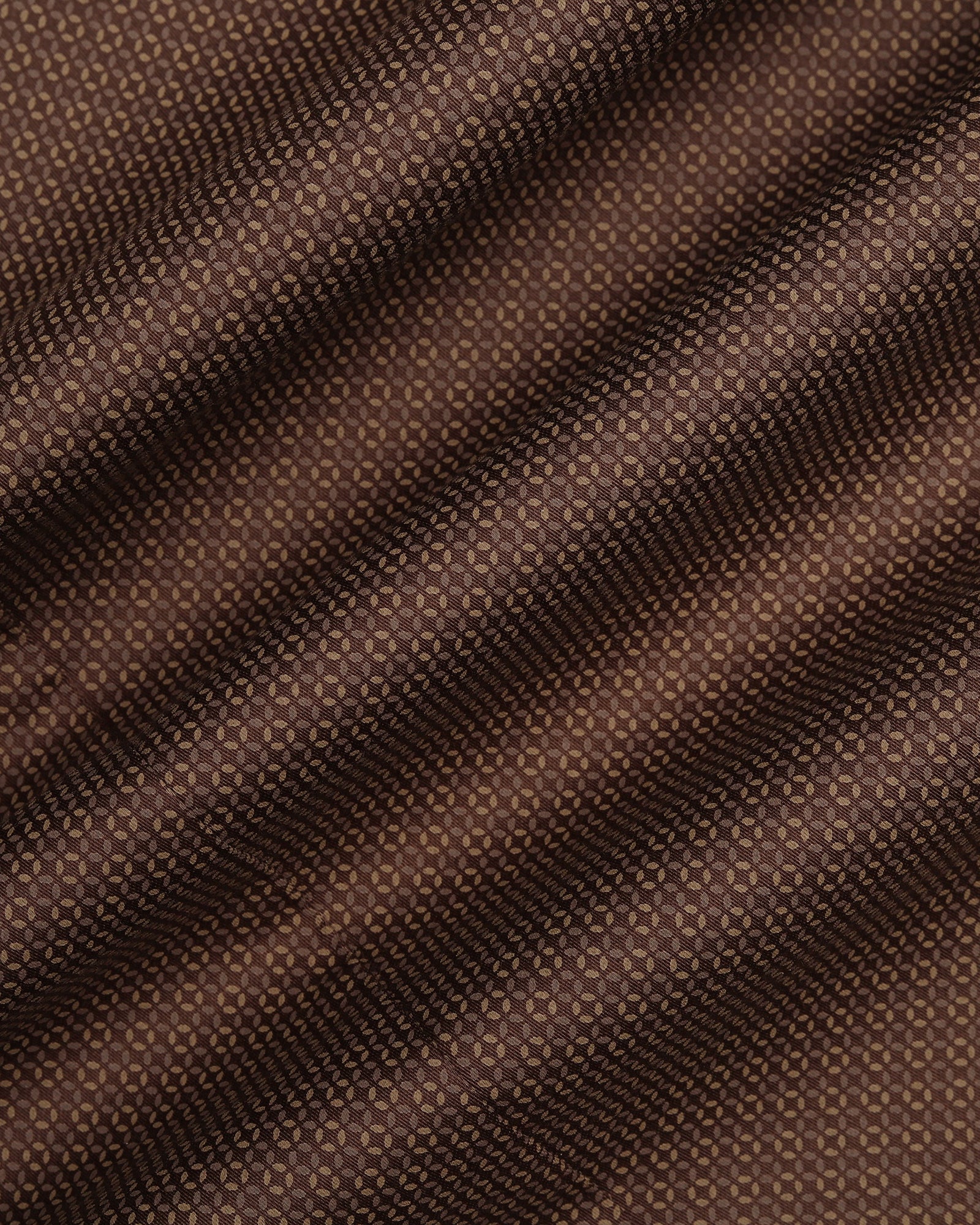 Brown Printed Shirt - Basis