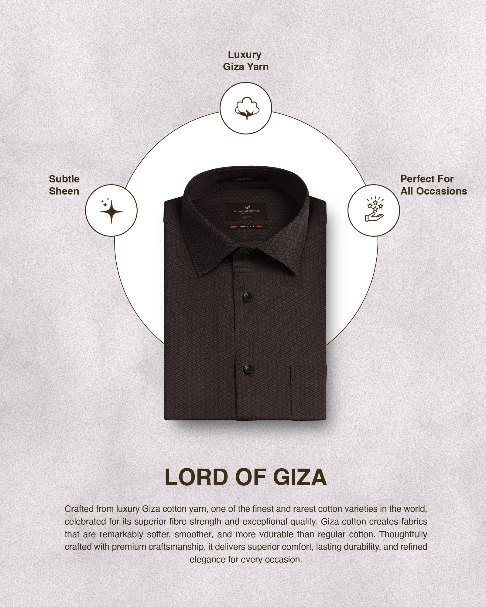 Brown Printed Shirt - Radio