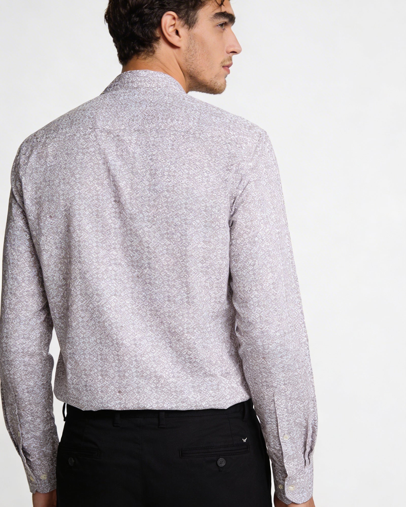 Brown Printed Shirt - Thomas