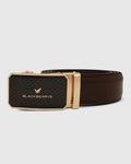 Leather Brown Solid Belt - Weyn