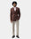 Brown Solid Blazer - Suzano