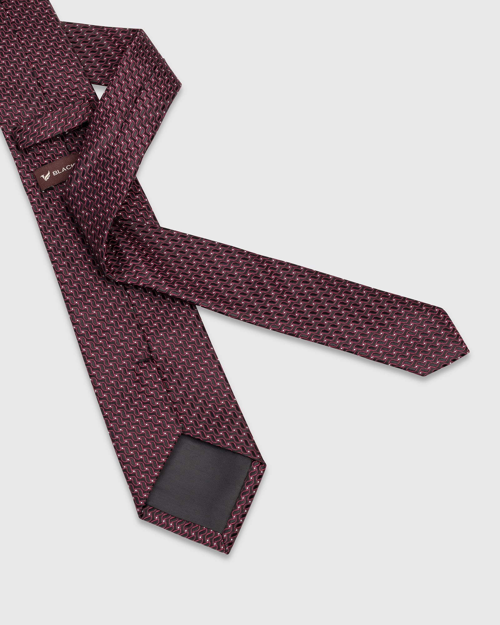 Brown Solid Tie - Weston
