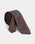 Brown Silk Textured Tie - Widolan