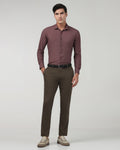 Brown TechPro Solid Trouser - Explorer