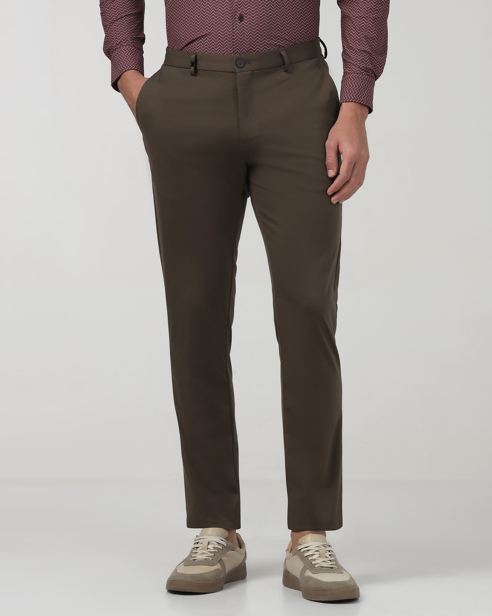 Brown TechPro Solid Trouser - Explorer