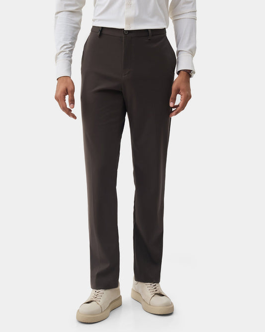 Brown TechPro Solid Trouser - Explorer