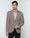 Brown Textured Blazer - Artura