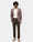 Brown Textured Blazer - Mit