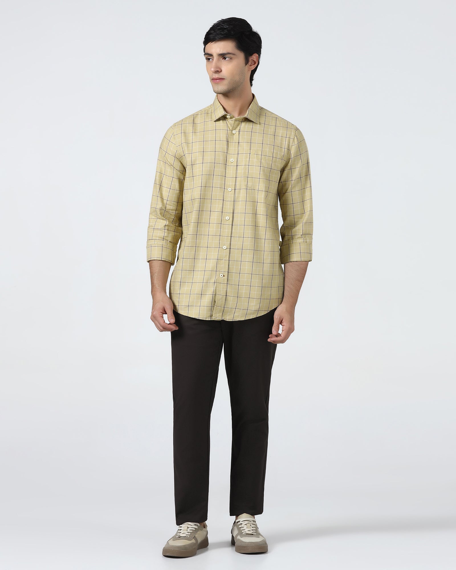 Brown Textured Khaki - Petral