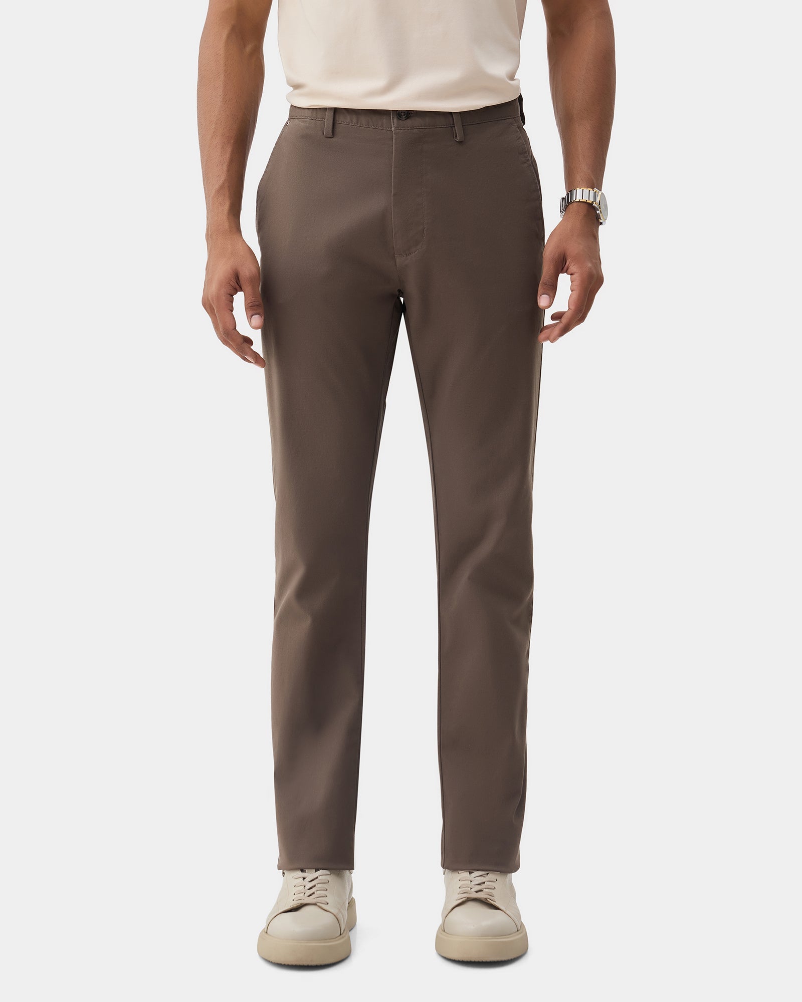 Brown Textured Khakis - Eiger