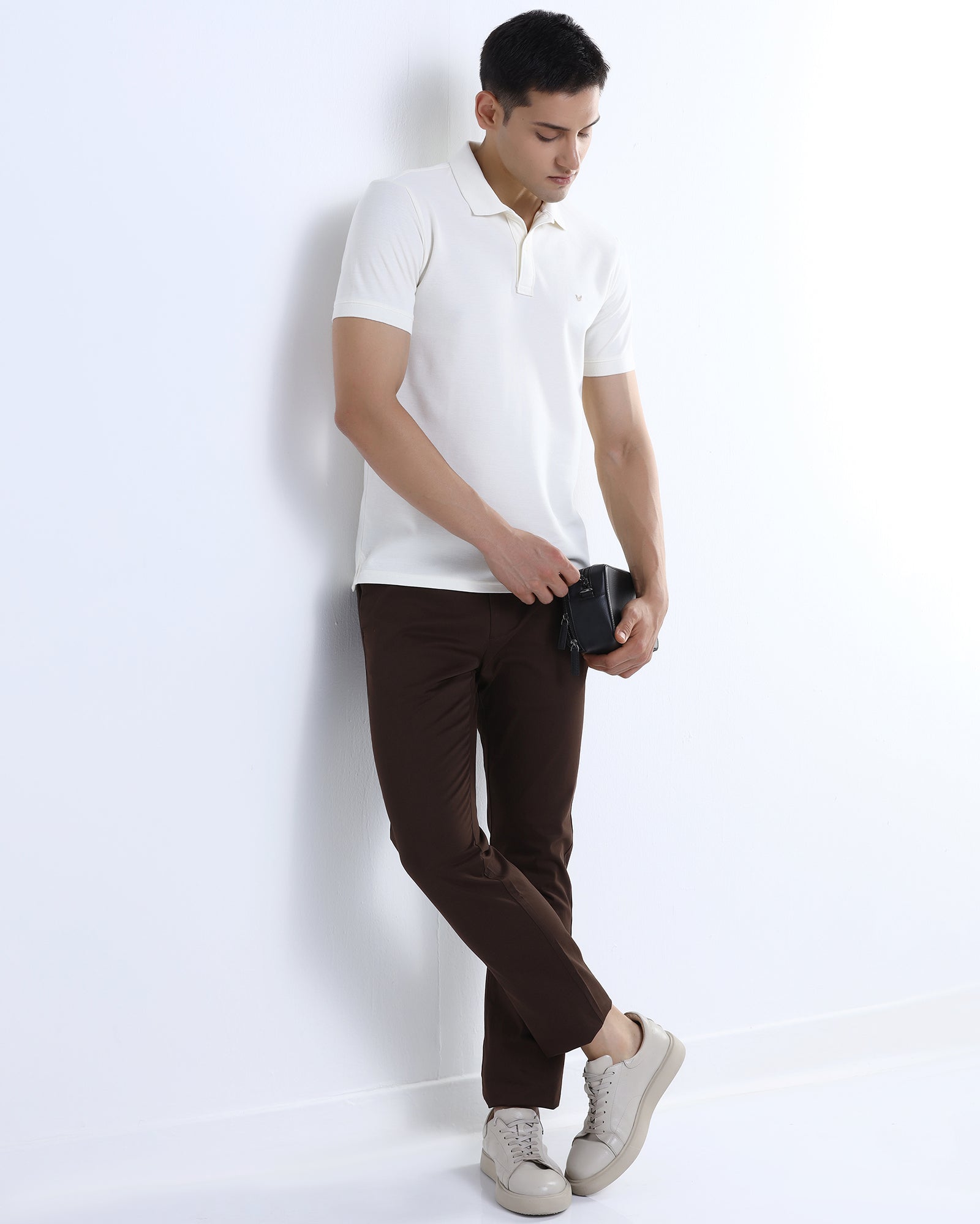 Brown Textured Khakis - Planar