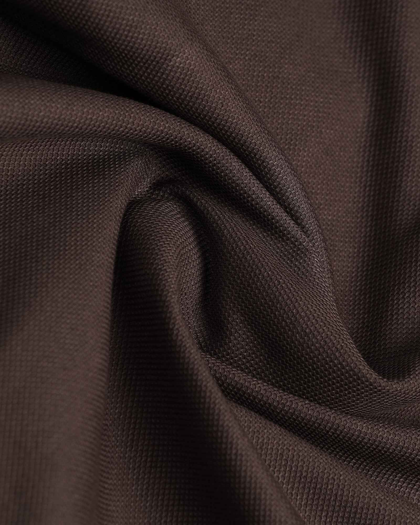 Brown Textured Shirt - Caty