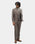 Brown Three Piece Check Suit - Celton
