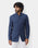 Navy Solid Linen Bandhgala - Caizo