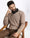 Camel V-Neck Solid Sweater - Vneckter