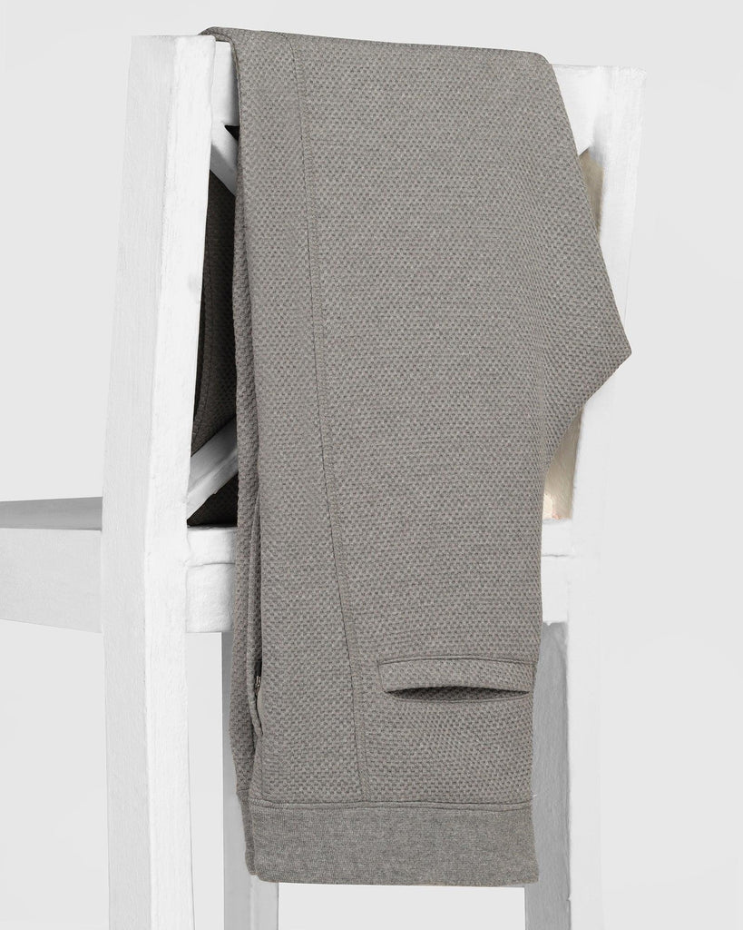 Casual Grey Solid Jogger - Roddy