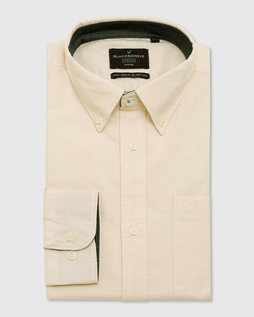 Casual Brown Solid Shirt - Tonic