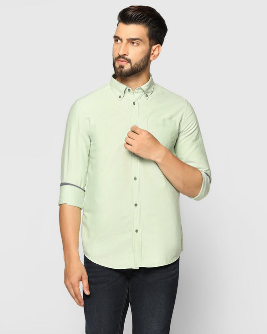 Casual Light Green Solid Shirt - Tonic
