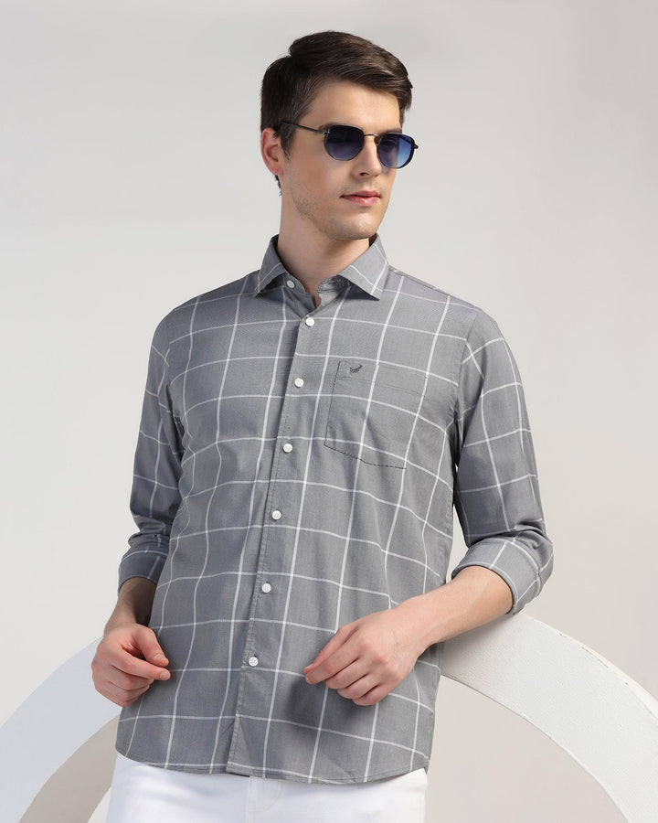 Casual Black Check Shirt - Tempe