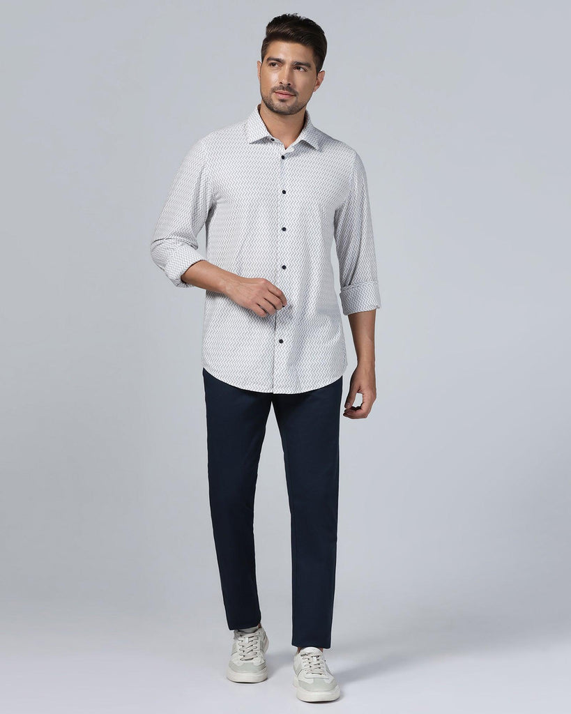 Casual Black Printed Shirt - Shaolin