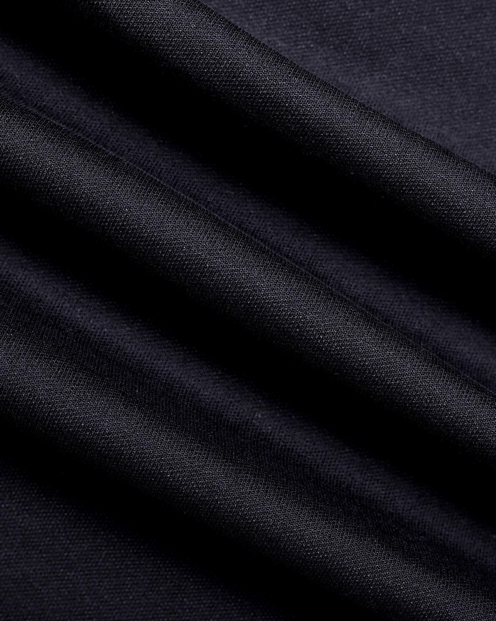 Casual Black Solid Jogger - Boss