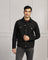 Casual Black Solid Denim Jacket - Jeunet