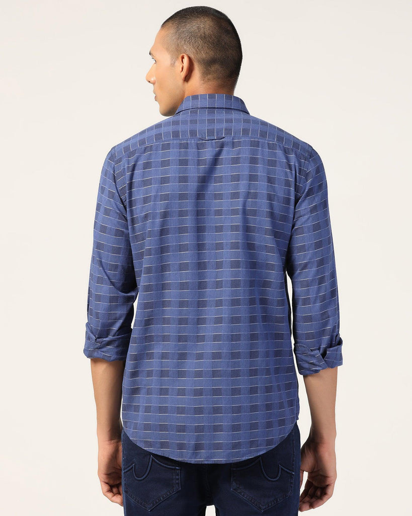 Casual Blue Check Shirt - Core