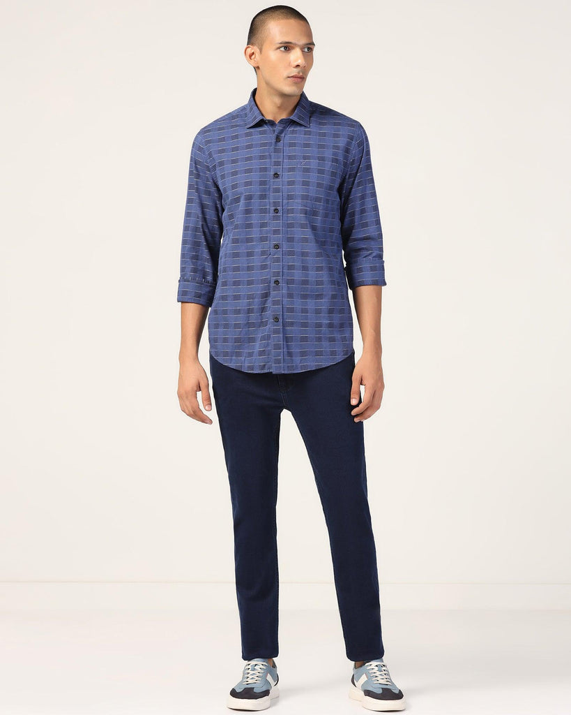 Casual Blue Check Shirt - Core