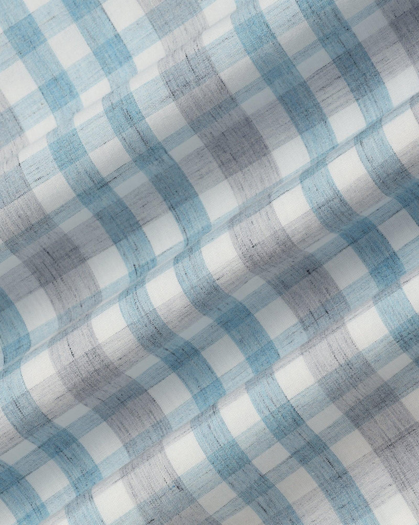 Casual Blue Check Shirt - Roster