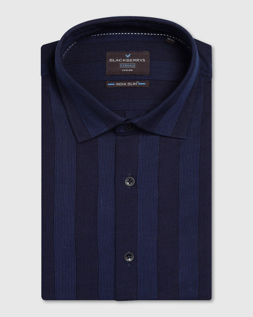 Casual Blue Stripe Shirt - Arlo