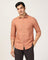 Casual Brown Textured Shirt - Caty