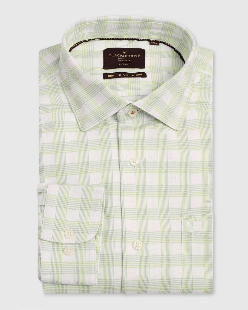 Casual Green Check Shirt - Torin