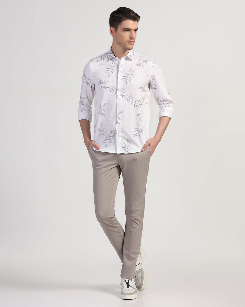 Casual Grey Printed Shirt - Kade