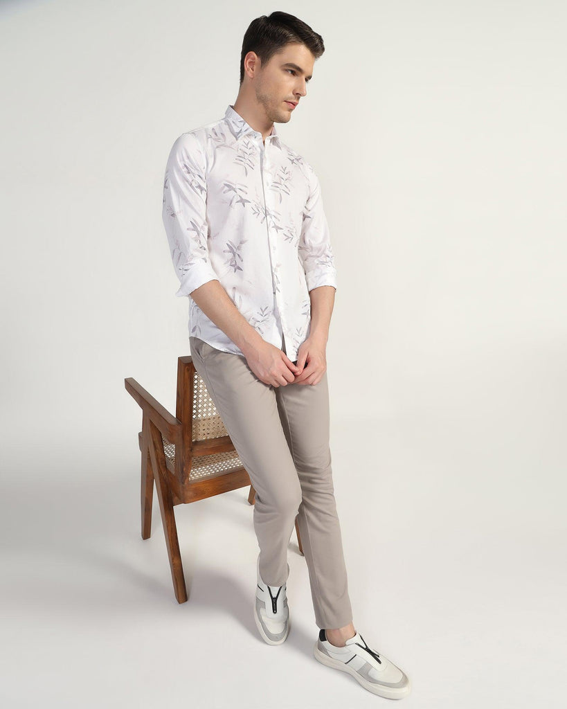 Casual Grey Printed Shirt - Kade