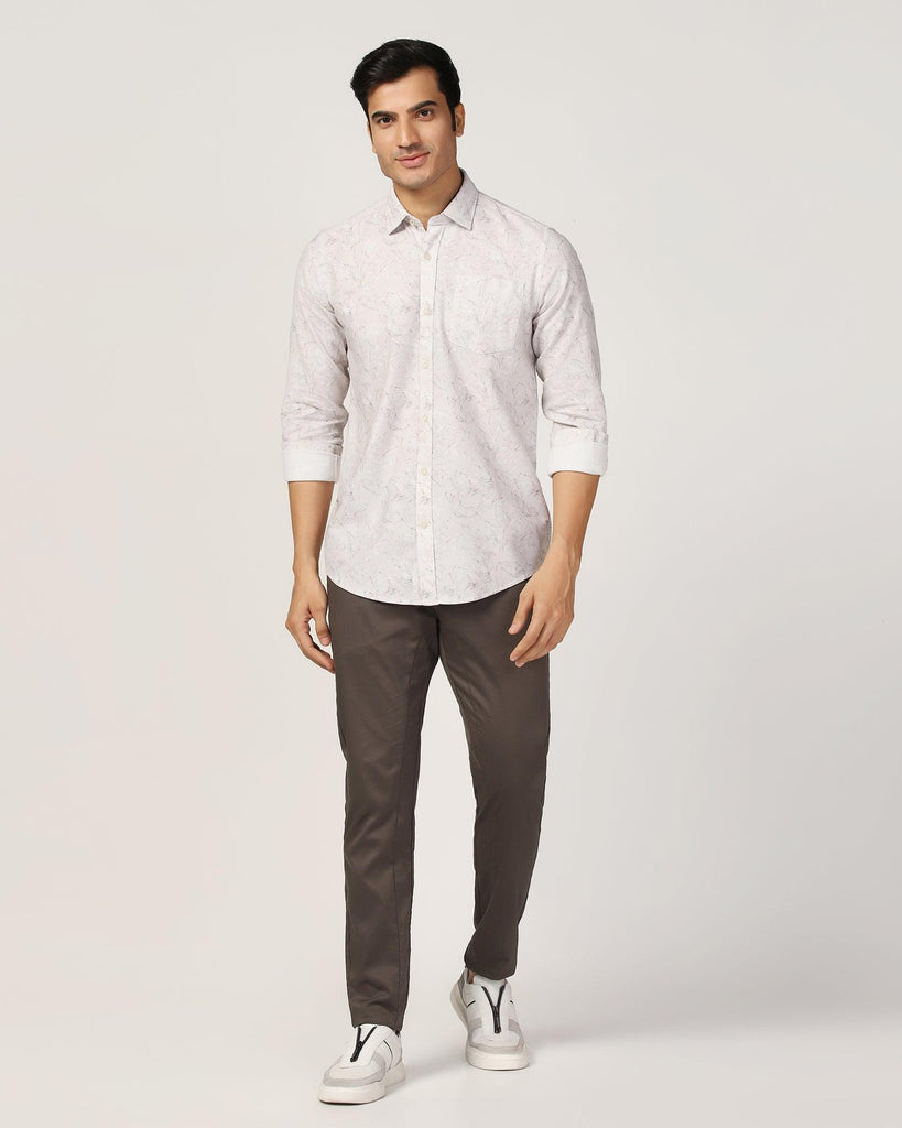 Casual Grey Printed Shirt - Nolan