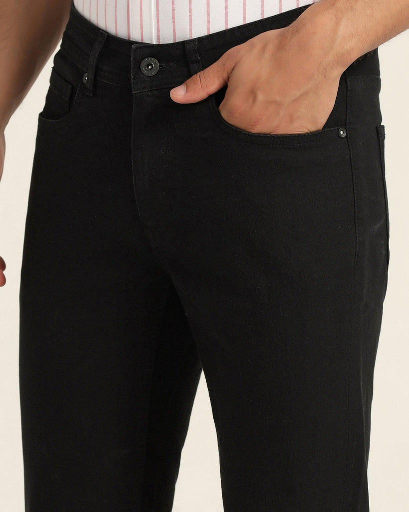 Super Clean Slim Comfort Buff Fit Black Jeans - Bekka