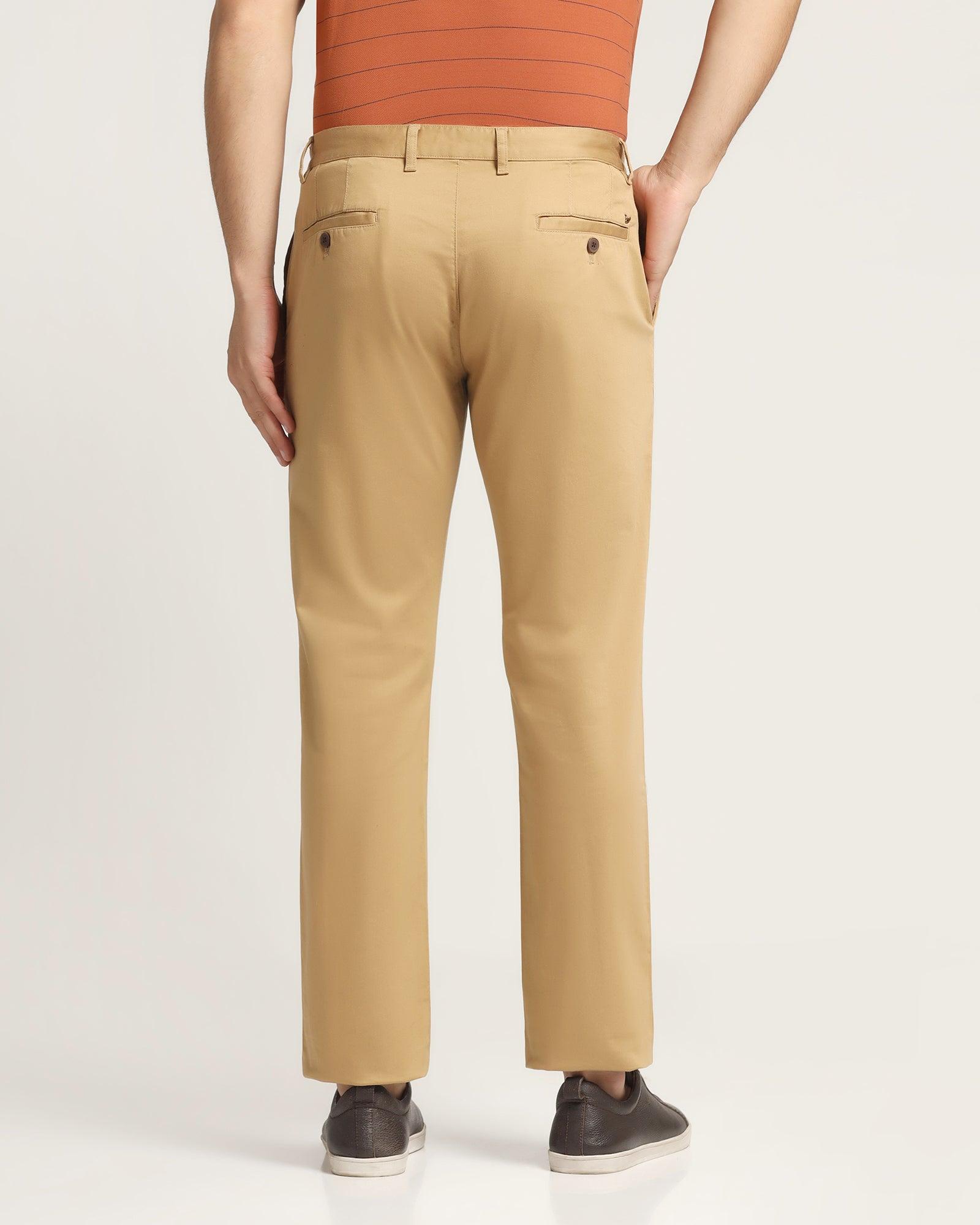 Slim Comfort B-95 Casual Khaki Solid Khakis - Mark - Blackberrys